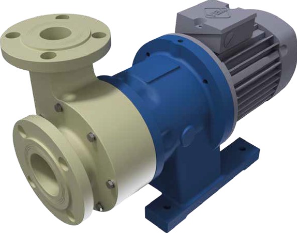 Magnetic Drive Chemical Pumps (Non-Metallic)